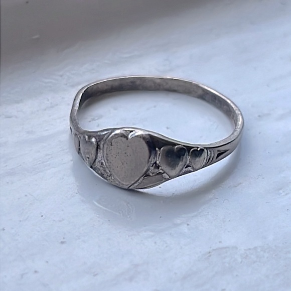 Vintage Sterling Kiddiegem Ring size 4.5 - Picture 3 of 4